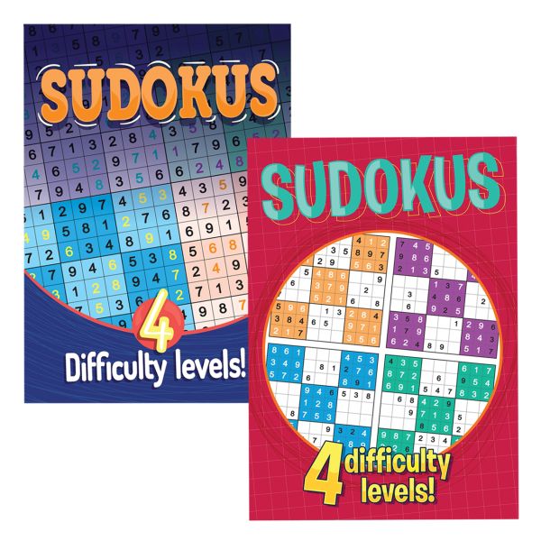 Sudokus 4 Difficulty Levels