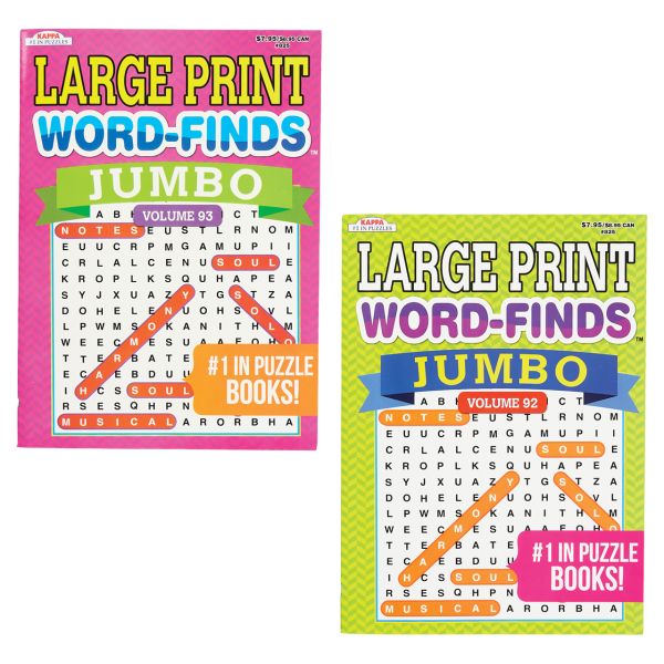 Large Print Word-Find Book