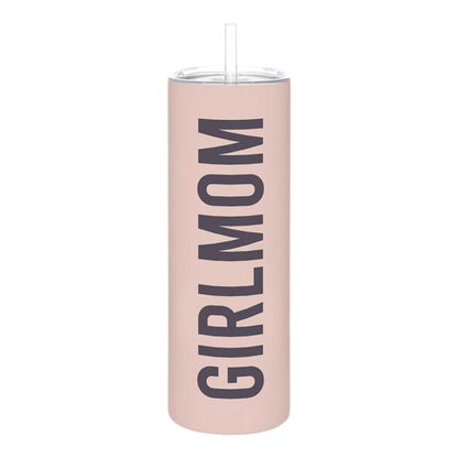 Girl Mom Tumbler With Straw