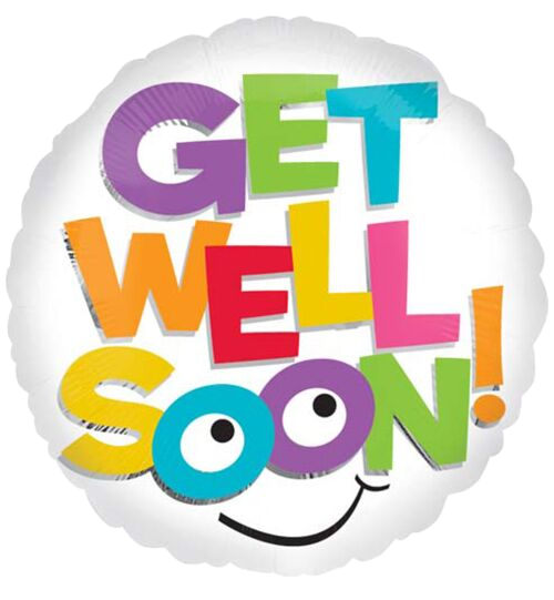 Balloon - Get Well Soon Face